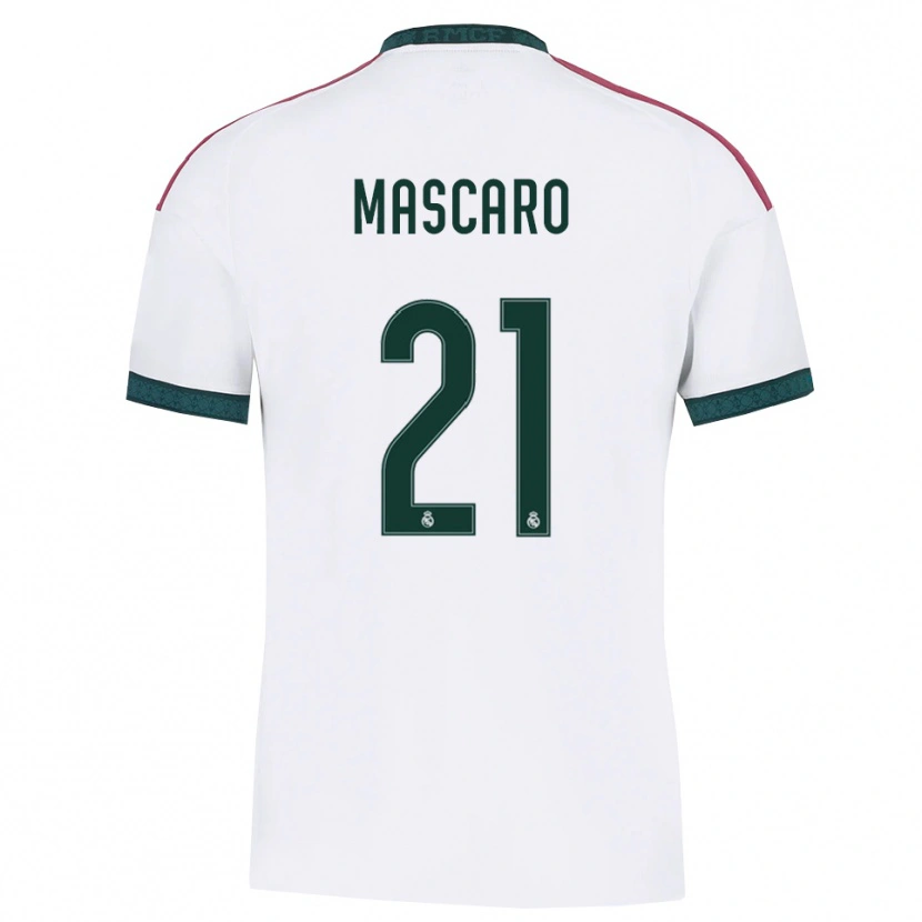 Danxen Kinder Joan Mascaro #21 Dunkelgrün Weiß Rot Heimtrikot Trikot 2026/27 T-Shirt Schweiz