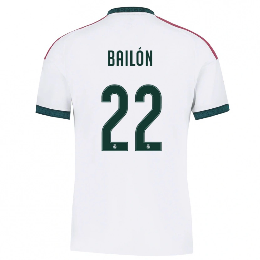Danxen Kinder Javi Bailón #22 Dunkelgrün Weiß Rot Heimtrikot Trikot 2026/27 T-Shirt Schweiz