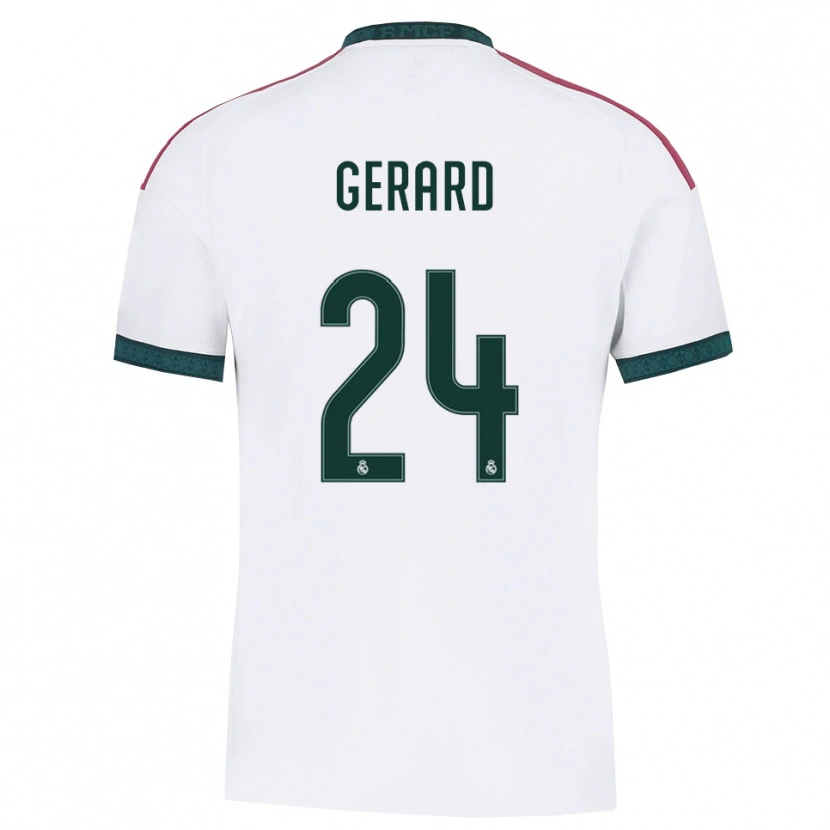 Danxen Kinder Meline Gerard #24 Dunkelgrün Weiß Rot Heimtrikot Trikot 2026/27 T-Shirt Schweiz