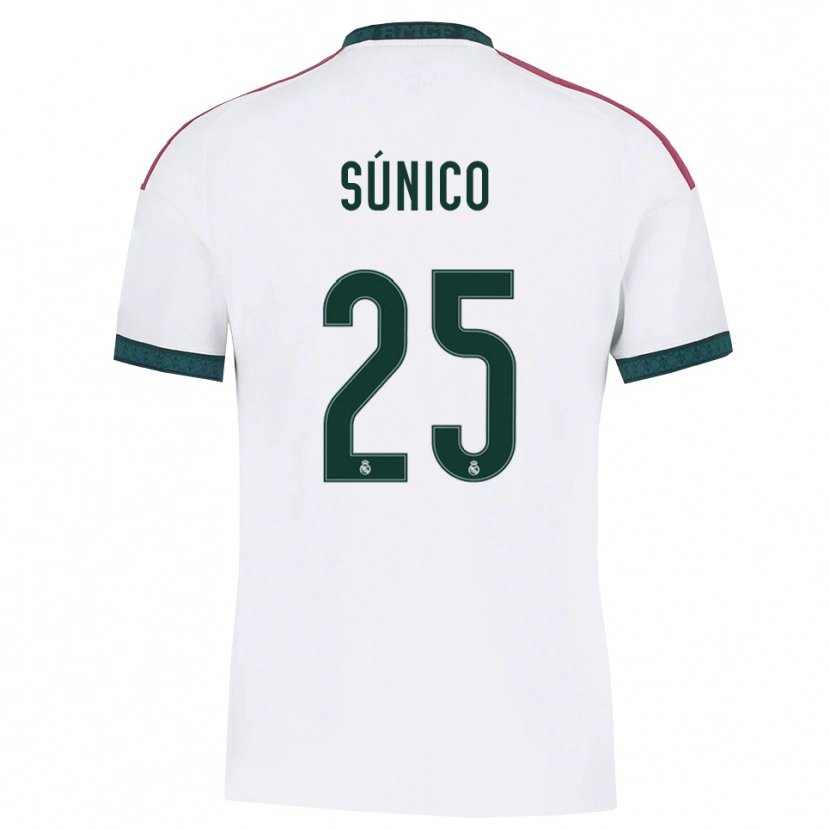 Danxen Kinder Guille Súnico #25 Dunkelgrün Weiß Rot Heimtrikot Trikot 2026/27 T-Shirt Schweiz