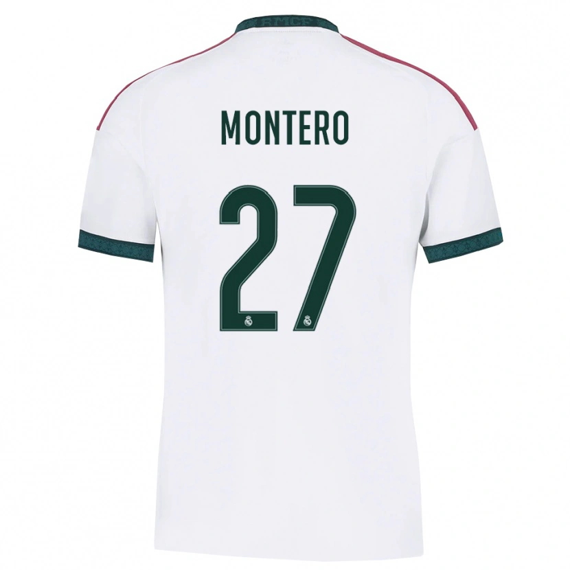Danxen Kinder Pablo Montero #27 Dunkelgrün Weiß Rot Heimtrikot Trikot 2026/27 T-Shirt Schweiz