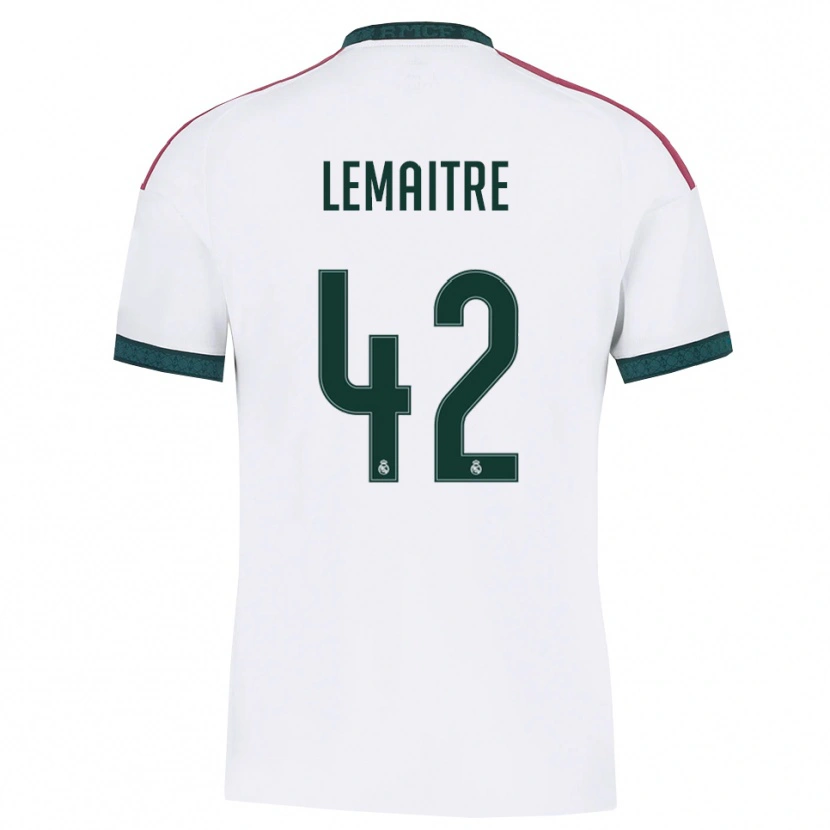 Danxen Kinder Léo Lemaître #42 Dunkelgrün Weiß Rot Heimtrikot Trikot 2026/27 T-Shirt Schweiz