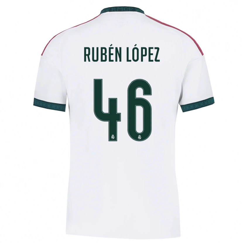 Danxen Kinder Rubén López #46 Dunkelgrün Weiß Rot Heimtrikot Trikot 2026/27 T-Shirt Schweiz