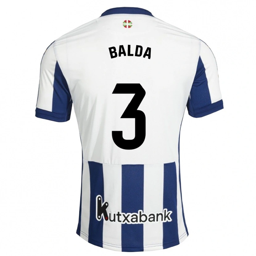 Danxen Kinder Jon Balda #3 Marineweiß Goldrute Heimtrikot Trikot 2026/27 T-Shirt Schweiz