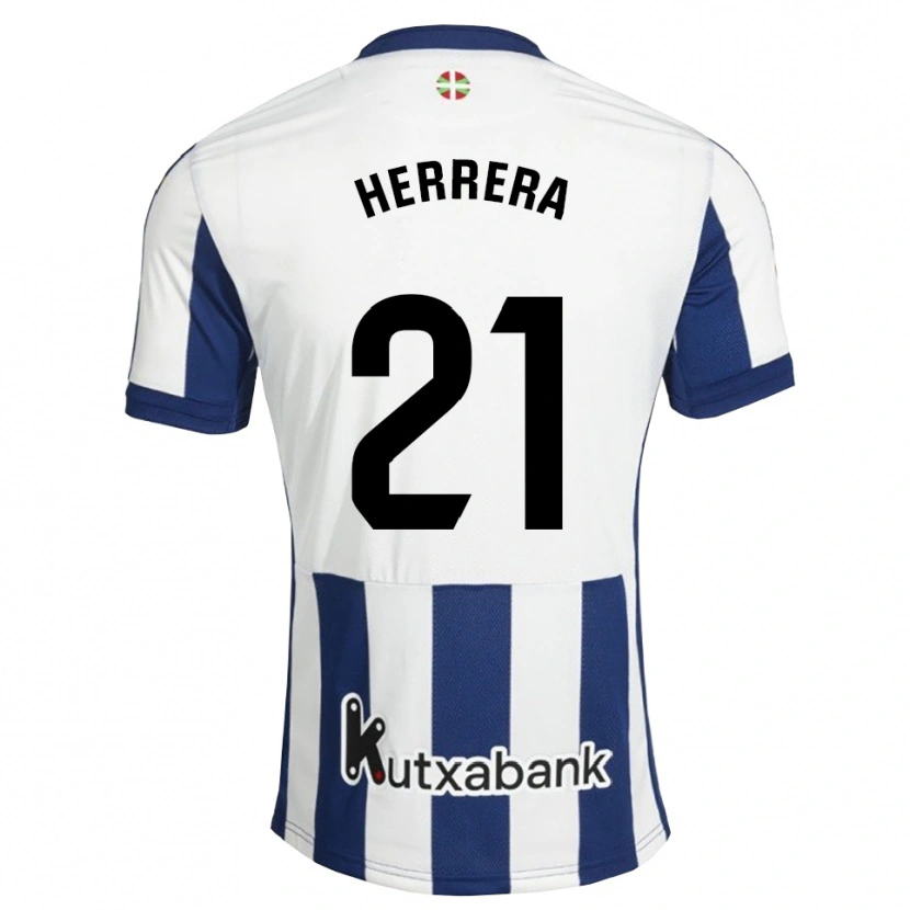 Danxen Kinder Yangel Herrera #21 Marineweiß Goldrute Heimtrikot Trikot 2026/27 T-Shirt Schweiz
