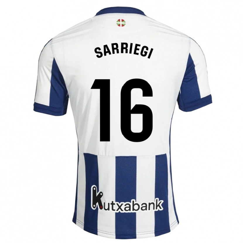 Danxen Kinder Nora Sarriegi #16 Marineweiß Goldrute Heimtrikot Trikot 2026/27 T-Shirt Schweiz