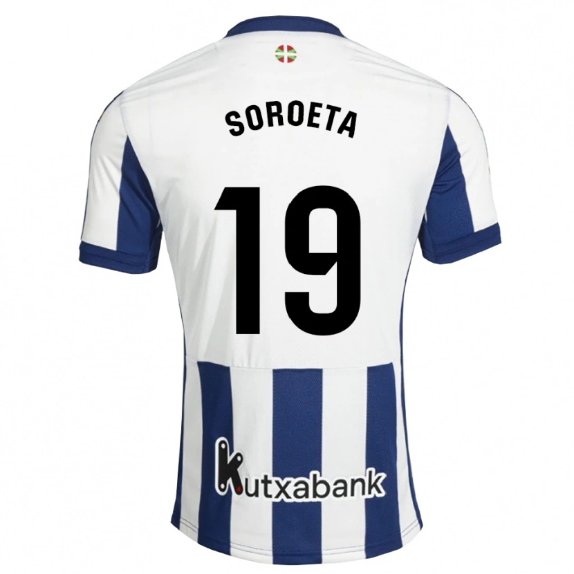 Danxen Kinder Javier Soroeta #19 Marineweiß Goldrute Heimtrikot Trikot 2026/27 T-Shirt Schweiz