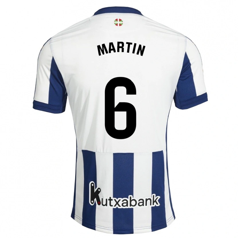 Danxen Kinder Jon Martín #6 Marineweiß Goldrute Heimtrikot Trikot 2026/27 T-Shirt Schweiz