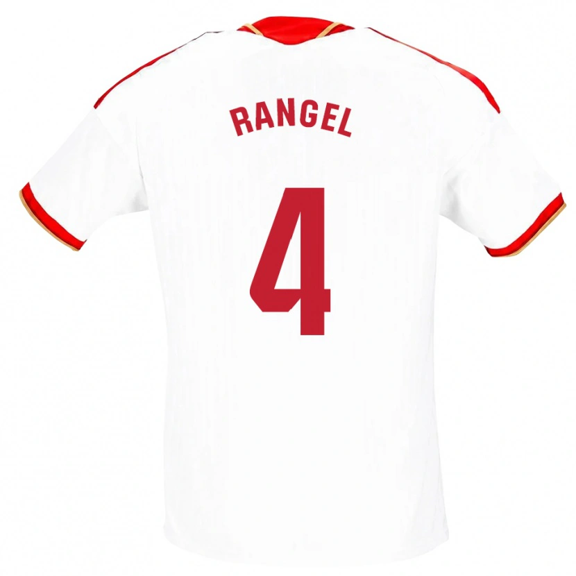 Danxen Kinder Héctor Rangel #4 Weiß Rot Heimtrikot Trikot 2026/27 T-Shirt Schweiz