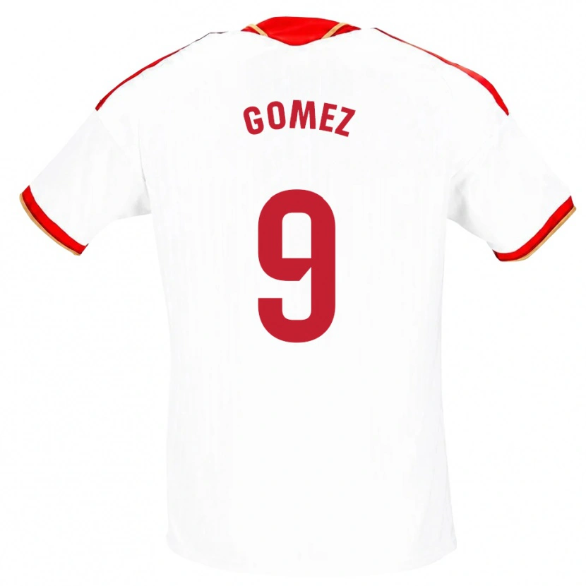 Danxen Kinder Raúl Gómez #9 Weiß Rot Heimtrikot Trikot 2026/27 T-Shirt Schweiz