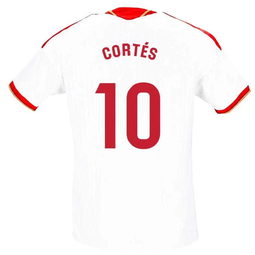 Danxen Kinder Millaray Cortés #10 Weiß Rot Heimtrikot Trikot 2026/27 T-Shirt Schweiz