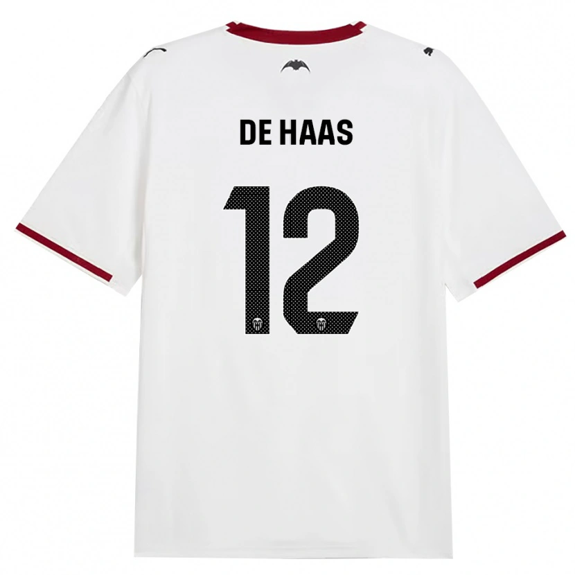 Danxen Kinder Justin De Haas #12 Schwarz Weiß Rot Gelb Heimtrikot Trikot 2026/27 T-Shirt Schweiz