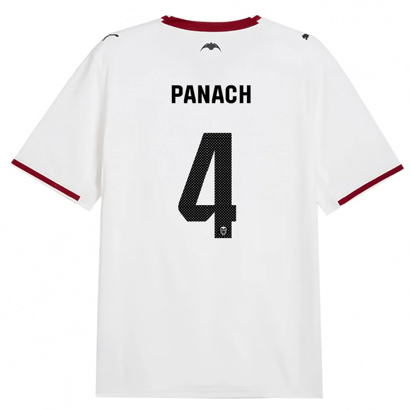 Danxen Kinder Alejandro Panach #4 Schwarz Weiß Rot Gelb Heimtrikot Trikot 2026/27 T-Shirt Schweiz