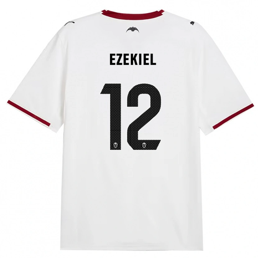 Danxen Kinder Ezekiel Montunrayo #12 Schwarz Weiß Rot Gelb Heimtrikot Trikot 2026/27 T-Shirt Schweiz