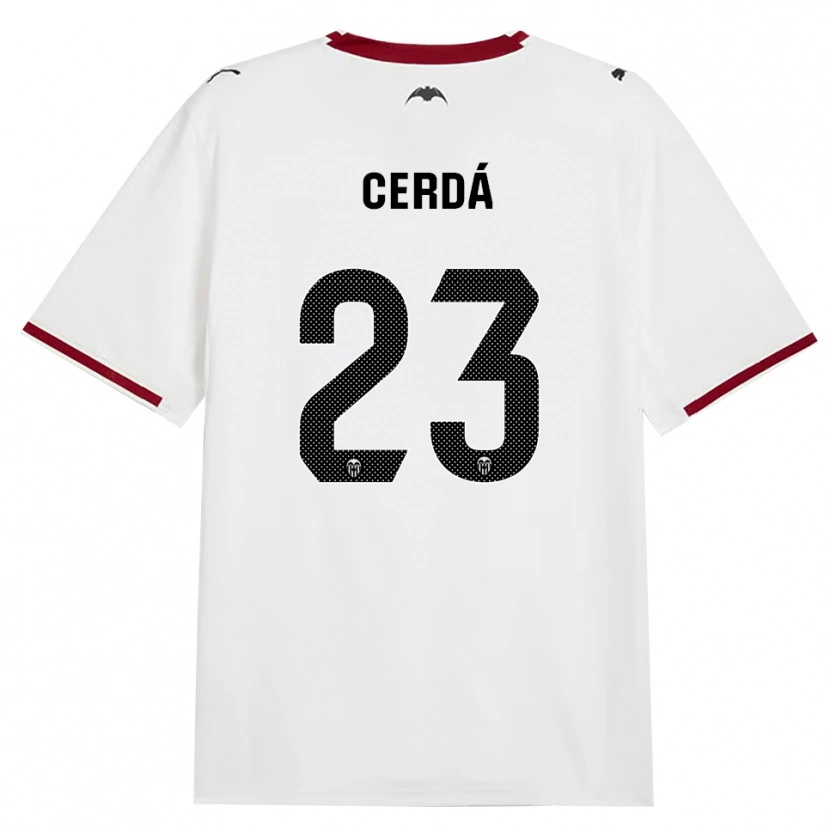 Danxen Kinder Alex Cerdá #23 Schwarz Weiß Rot Gelb Heimtrikot Trikot 2026/27 T-Shirt Schweiz