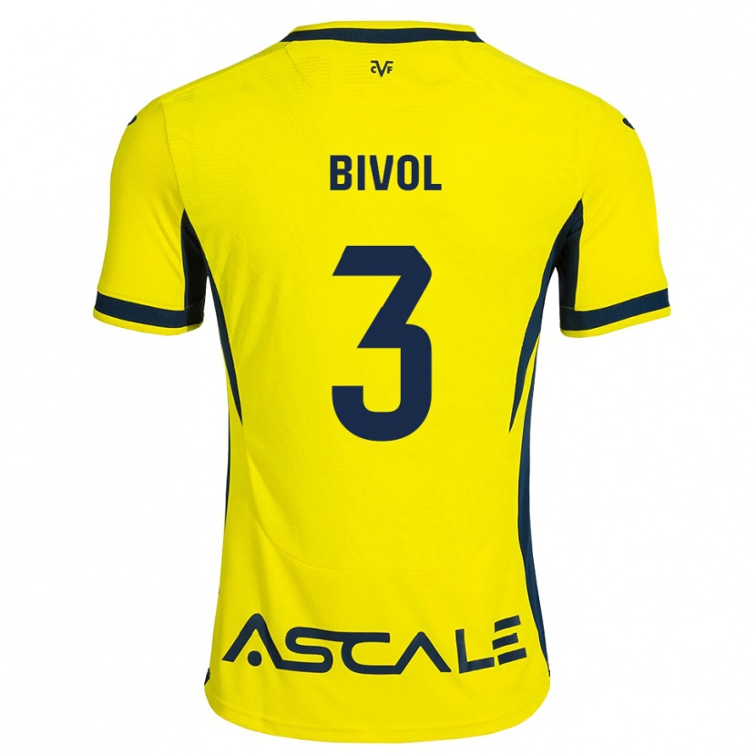 Danxen Kinder Victor Bivol #3 Gelb Schwarz Rot Heimtrikot Trikot 2026/27 T-Shirt Schweiz
