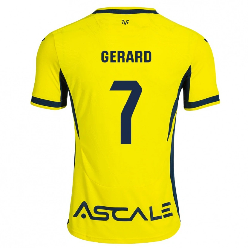 Danxen Kinder Gerard Moreno #7 Gelb Schwarz Rot Heimtrikot Trikot 2026/27 T-Shirt Schweiz