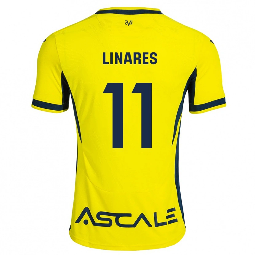 Danxen Kinder Mario Linares #11 Gelb Schwarz Rot Heimtrikot Trikot 2026/27 T-Shirt Schweiz