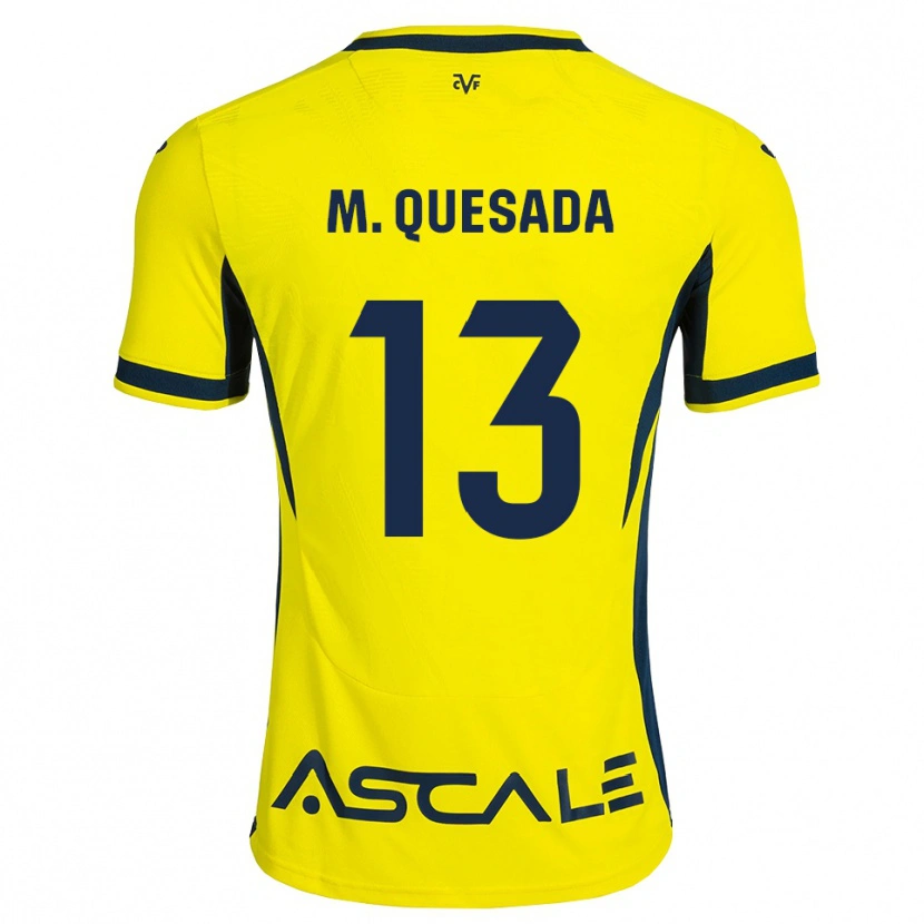 Danxen Kinder Montserrat Quesada Carrasco #13 Gelb Schwarz Rot Heimtrikot Trikot 2026/27 T-Shirt Schweiz