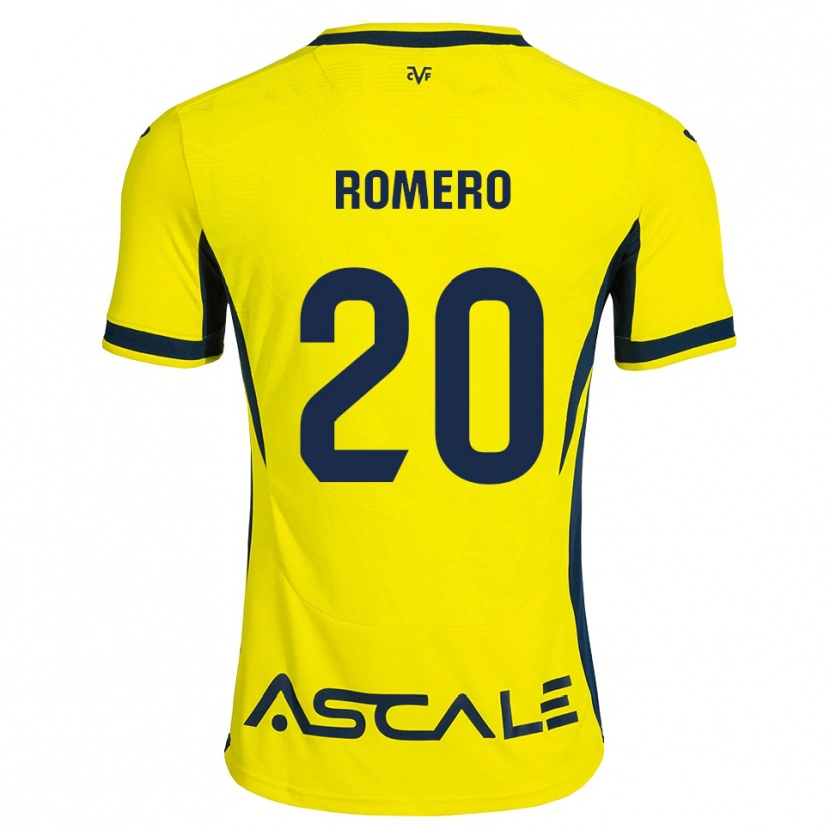 Danxen Kinder Carlos Romero #20 Gelb Schwarz Rot Heimtrikot Trikot 2026/27 T-Shirt Schweiz