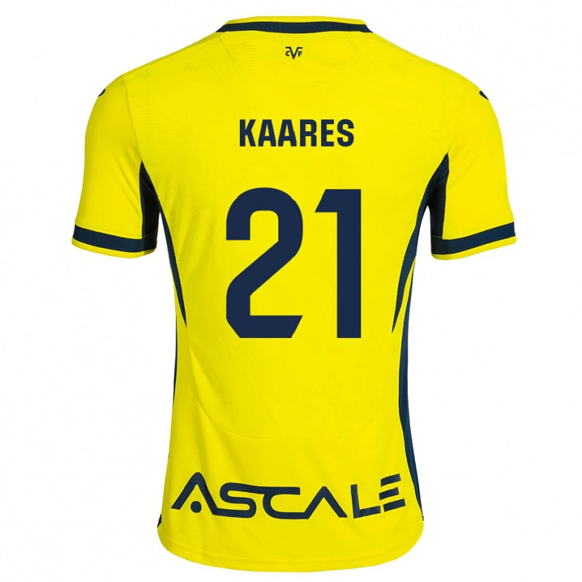 Danxen Kinder Andero Kaares #21 Gelb Schwarz Rot Heimtrikot Trikot 2026/27 T-Shirt Schweiz