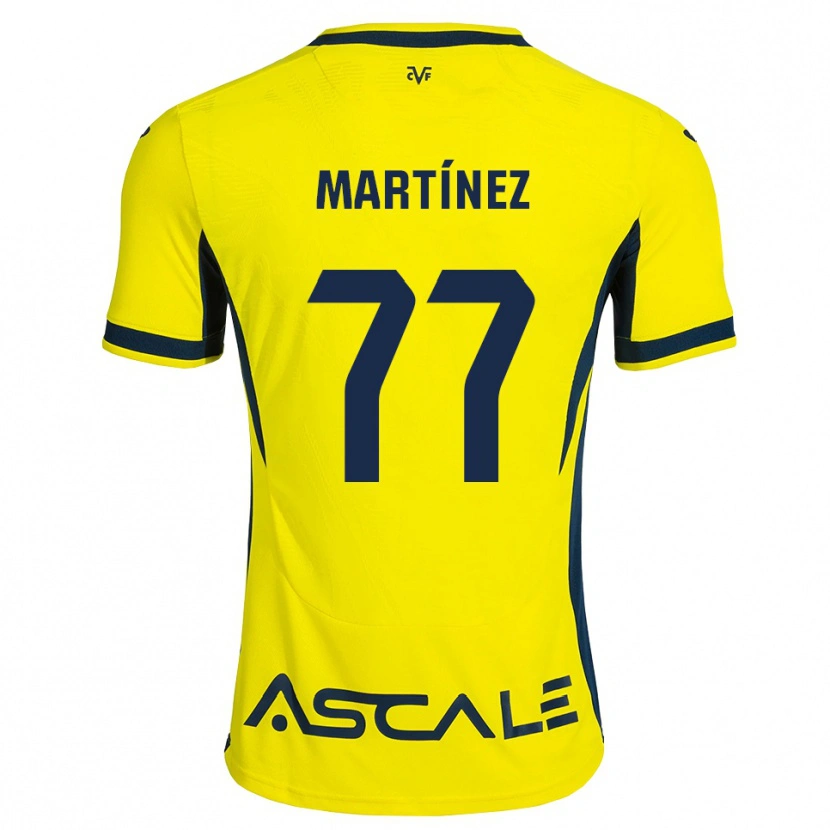 Danxen Kinder Enric Martínez #77 Gelb Schwarz Rot Heimtrikot Trikot 2026/27 T-Shirt Schweiz