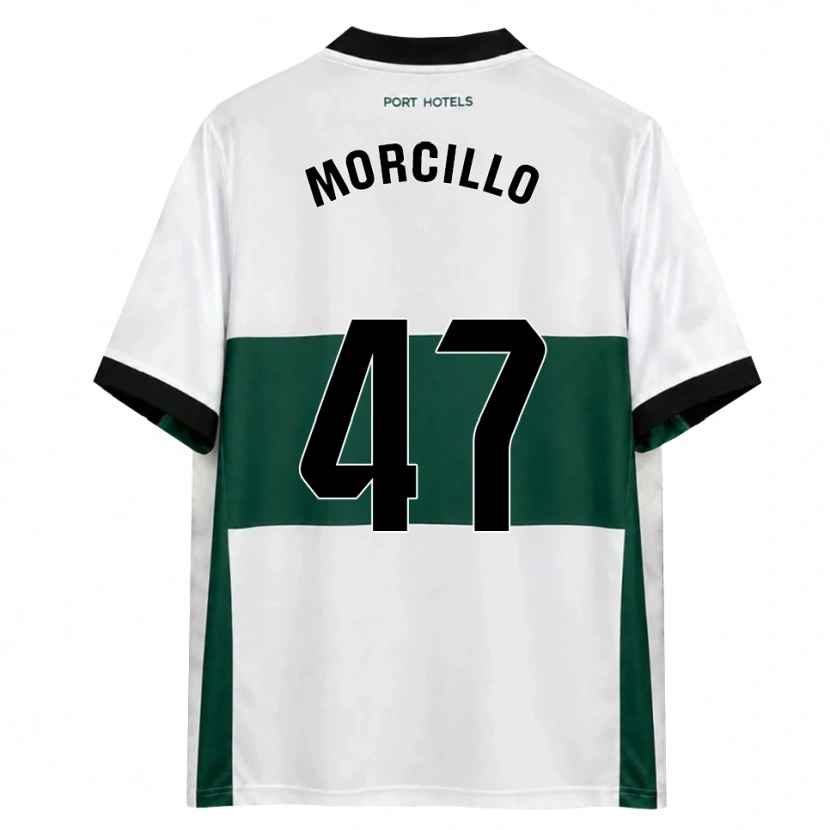 Danxen Kinder Javi Morcillo #47 Grün Weiß Rot Heimtrikot Trikot 2026/27 T-Shirt Schweiz
