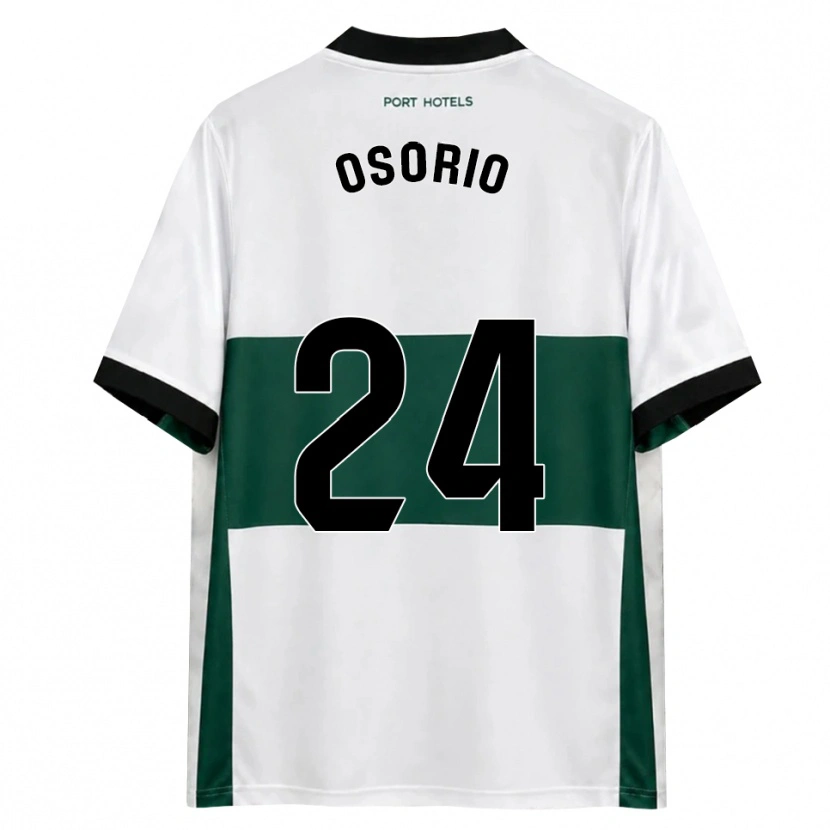 Danxen Kinder Abiel Osorio #24 Grün Weiß Rot Heimtrikot Trikot 2026/27 T-Shirt Schweiz