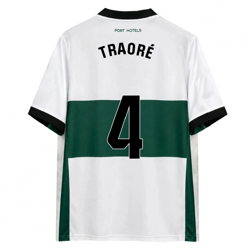 Danxen Kinder Bakary Traoré #4 Grün Weiß Rot Heimtrikot Trikot 2026/27 T-Shirt Schweiz