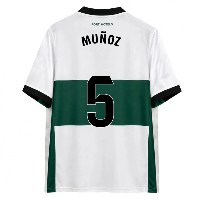 Danxen Kinder Ismael Muñoz #5 Grün Weiß Rot Heimtrikot Trikot 2026/27 T-Shirt Schweiz