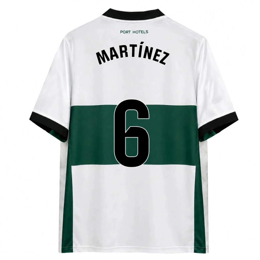 Danxen Kinder Antonio Martínez #6 Grün Weiß Rot Heimtrikot Trikot 2026/27 T-Shirt Schweiz