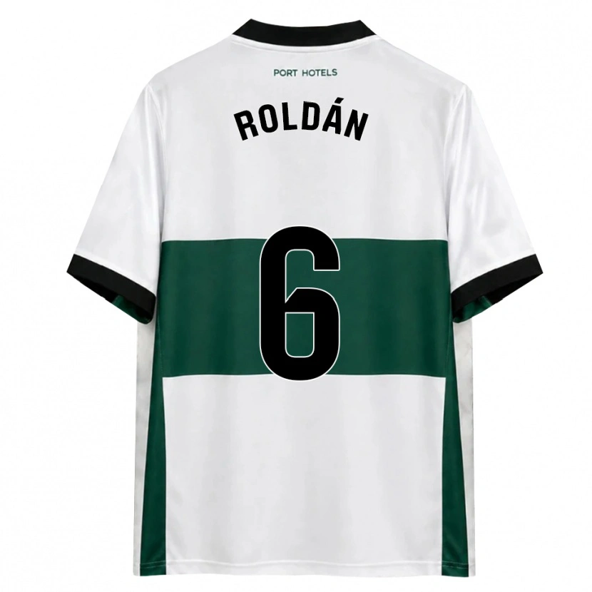 Danxen Kinder Luis Roldán #6 Grün Weiß Rot Heimtrikot Trikot 2026/27 T-Shirt Schweiz