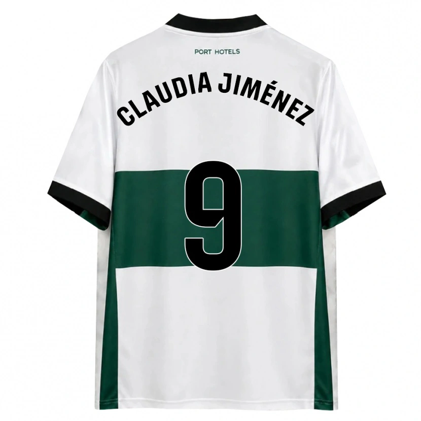 Danxen Kinder Claudia Jiménez Gutiérrez #9 Grün Weiß Rot Heimtrikot Trikot 2026/27 T-Shirt Schweiz
