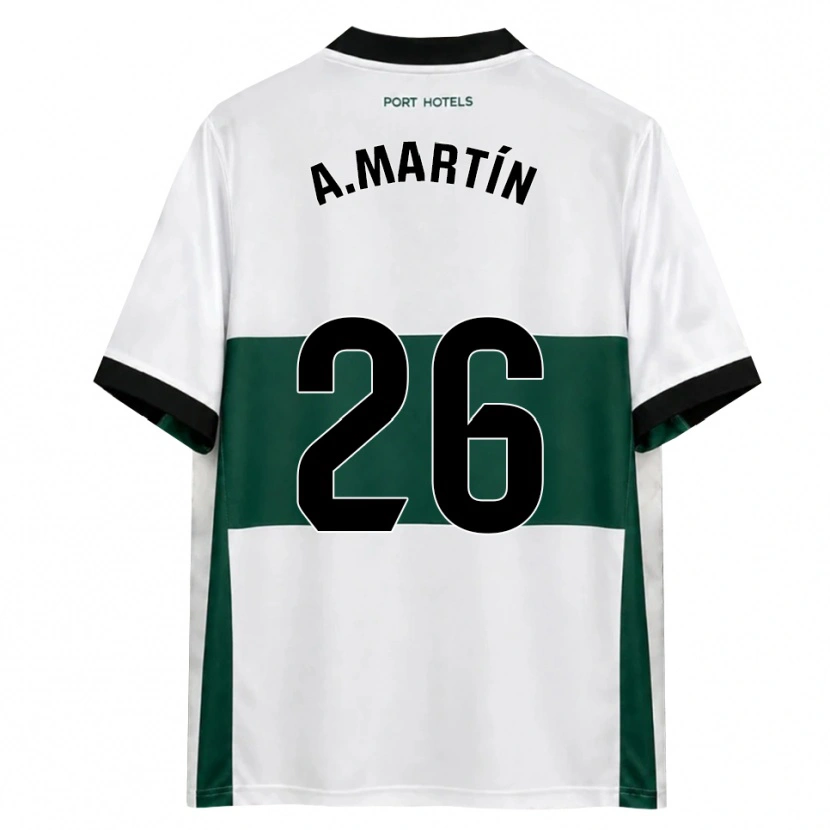 Danxen Kinder Alejandro Martín #26 Grün Weiß Rot Heimtrikot Trikot 2026/27 T-Shirt Schweiz