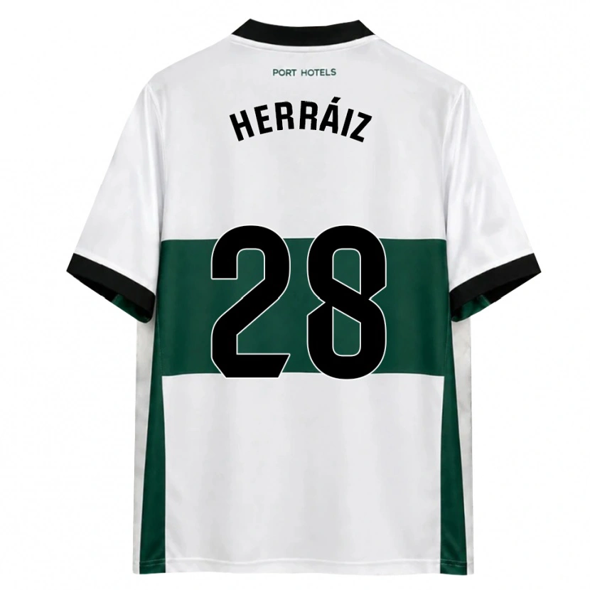 Danxen Kinder Alex Herráiz #28 Grün Weiß Rot Heimtrikot Trikot 2026/27 T-Shirt Schweiz