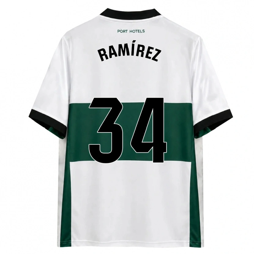 Danxen Kinder Jalmar Ramírez #34 Grün Weiß Rot Heimtrikot Trikot 2026/27 T-Shirt Schweiz