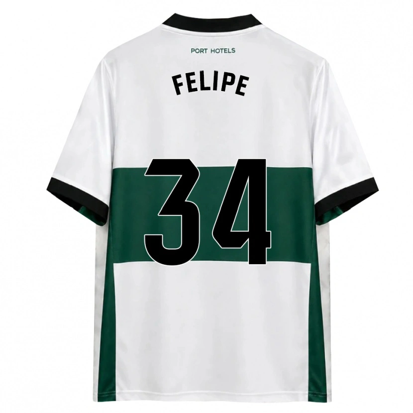Danxen Kinder Pablo Felipe #34 Grün Weiß Rot Heimtrikot Trikot 2026/27 T-Shirt Schweiz