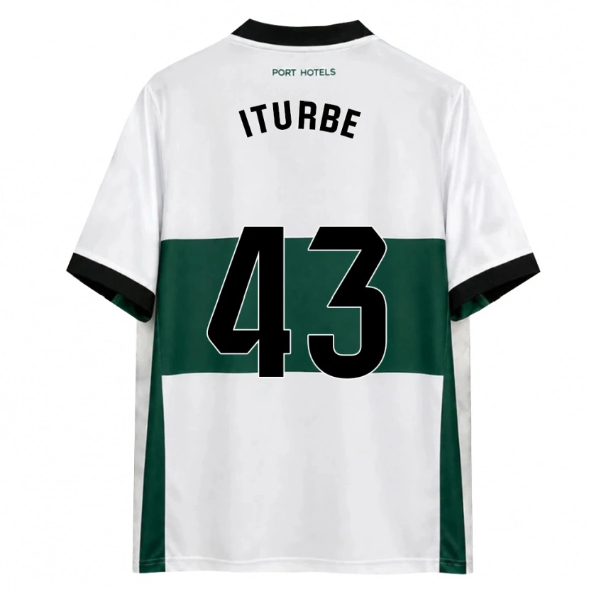 Danxen Kinder Alejandro Iturbe #43 Grün Weiß Rot Heimtrikot Trikot 2026/27 T-Shirt Schweiz