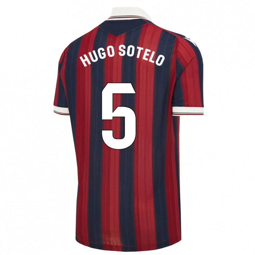 Danxen Kinder Hugo Sotelo #5 Mitternachtsblau Rot Heimtrikot Trikot 2026/27 T-Shirt Schweiz