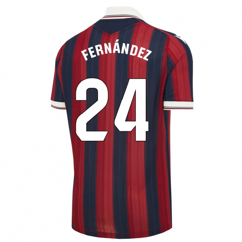 Danxen Kinder Thiago Fernández #24 Mitternachtsblau Rot Heimtrikot Trikot 2026/27 T-Shirt Schweiz