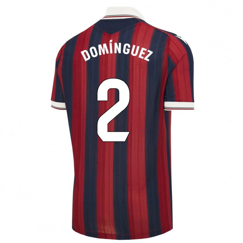 Danxen Kinder Ángel Domínguez #2 Mitternachtsblau Rot Heimtrikot Trikot 2026/27 T-Shirt Schweiz