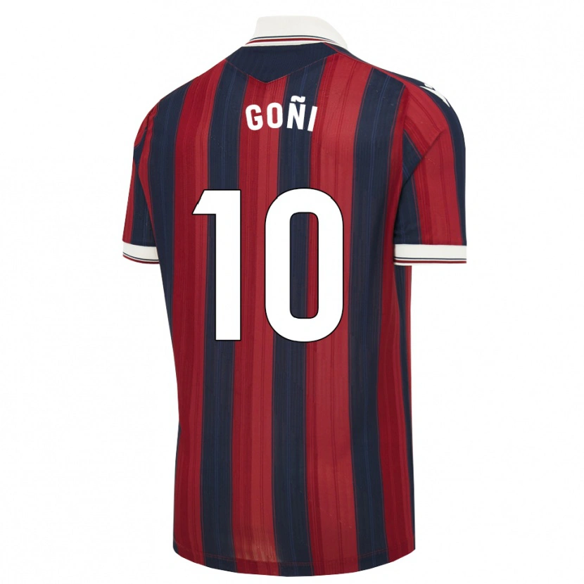 Danxen Kinder Hugo Goñi #10 Mitternachtsblau Rot Heimtrikot Trikot 2026/27 T-Shirt Schweiz