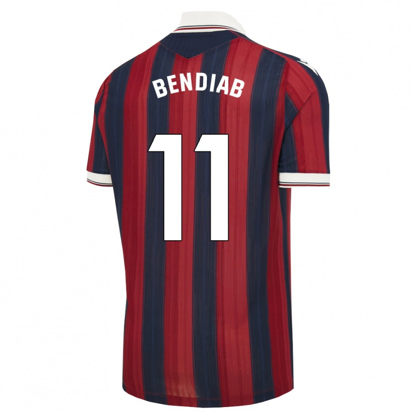 Danxen Kinder Zadig Bendiab #11 Mitternachtsblau Rot Heimtrikot Trikot 2026/27 T-Shirt Schweiz