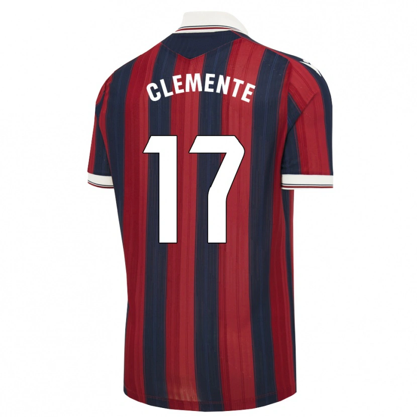 Danxen Kinder Óscar Clemente #17 Mitternachtsblau Rot Heimtrikot Trikot 2026/27 T-Shirt Schweiz