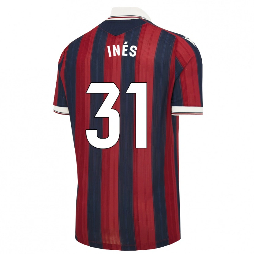 Danxen Kinder Inés Rizo #31 Mitternachtsblau Rot Heimtrikot Trikot 2026/27 T-Shirt Schweiz