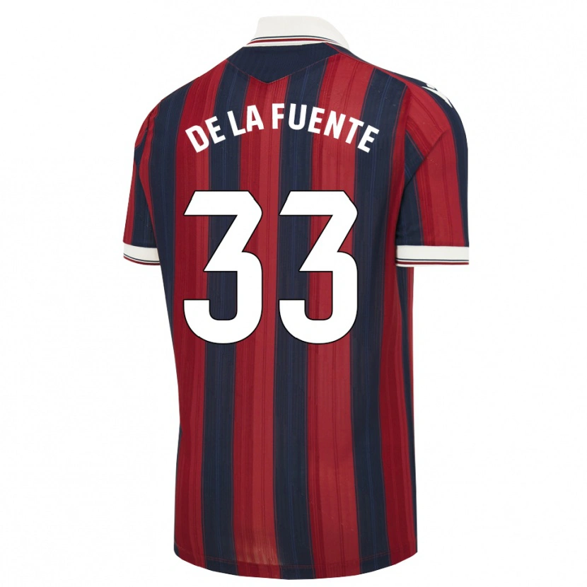 Danxen Kinder Alba De La Fuente #33 Mitternachtsblau Rot Heimtrikot Trikot 2026/27 T-Shirt Schweiz