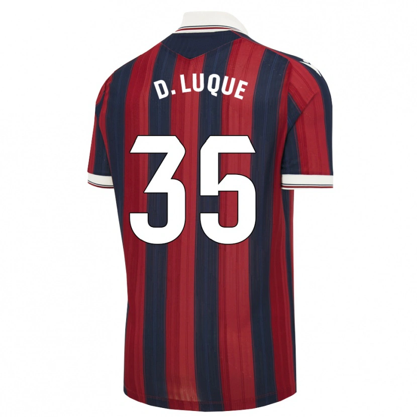 Danxen Kinder Daniela Luque Fernández #35 Mitternachtsblau Rot Heimtrikot Trikot 2026/27 T-Shirt Schweiz