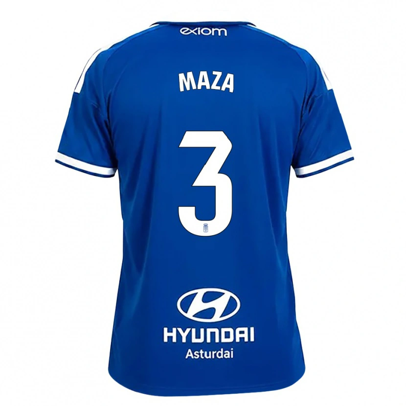 Danxen Kinder Óscar Maza #3 Mittelblau Weiß Heimtrikot Trikot 2026/27 T-Shirt Schweiz