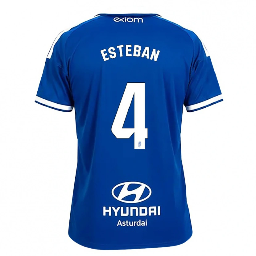 Danxen Kinder Marco Esteban #4 Mittelblau Weiß Heimtrikot Trikot 2026/27 T-Shirt Schweiz