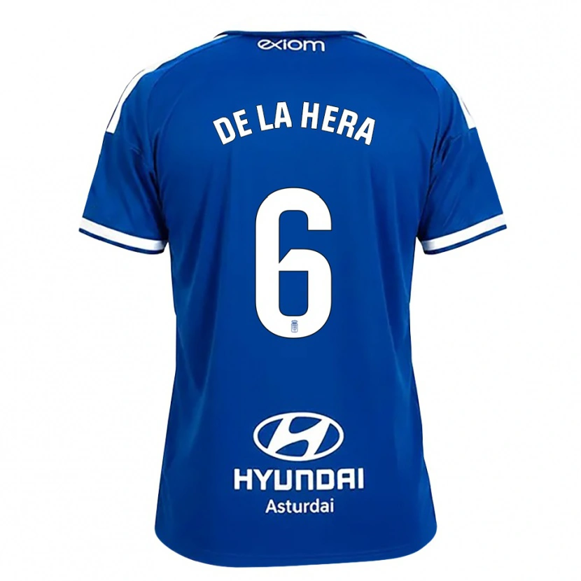 Danxen Kinder Óscar De La Hera #6 Mittelblau Weiß Heimtrikot Trikot 2026/27 T-Shirt Schweiz